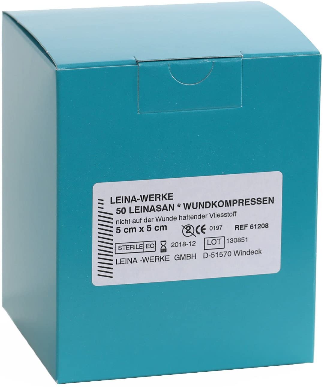 Wundkompresse  5 x 5 cm, steril verpackt