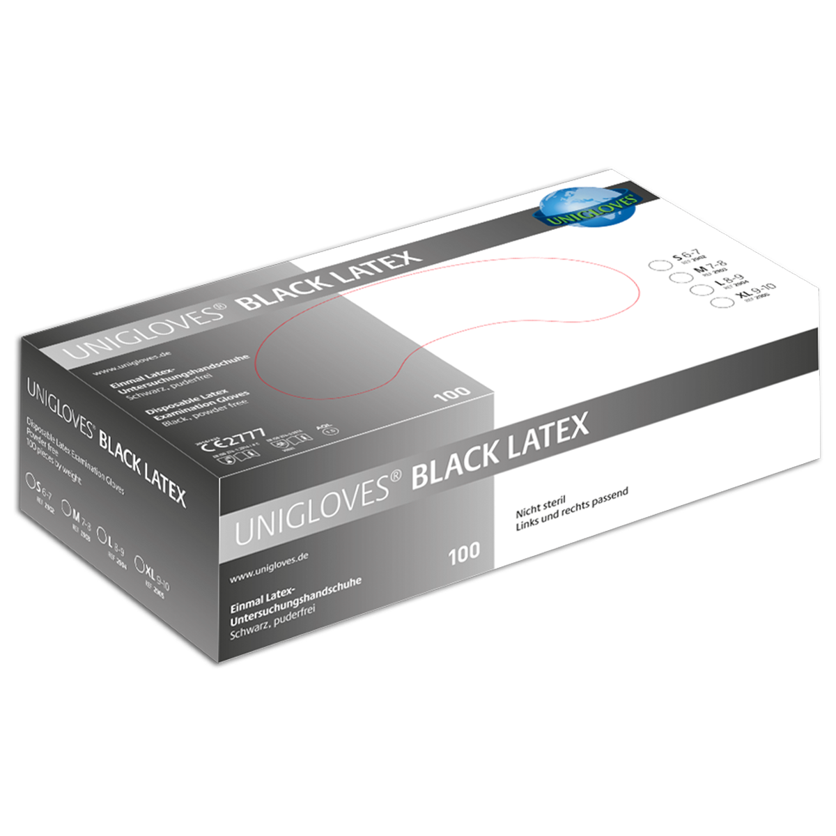 Latex Einmalhandschuhe (100 Stück) puderfrei