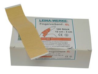 Fingerverband  12 x 2 cm elastisch (100 Stück)