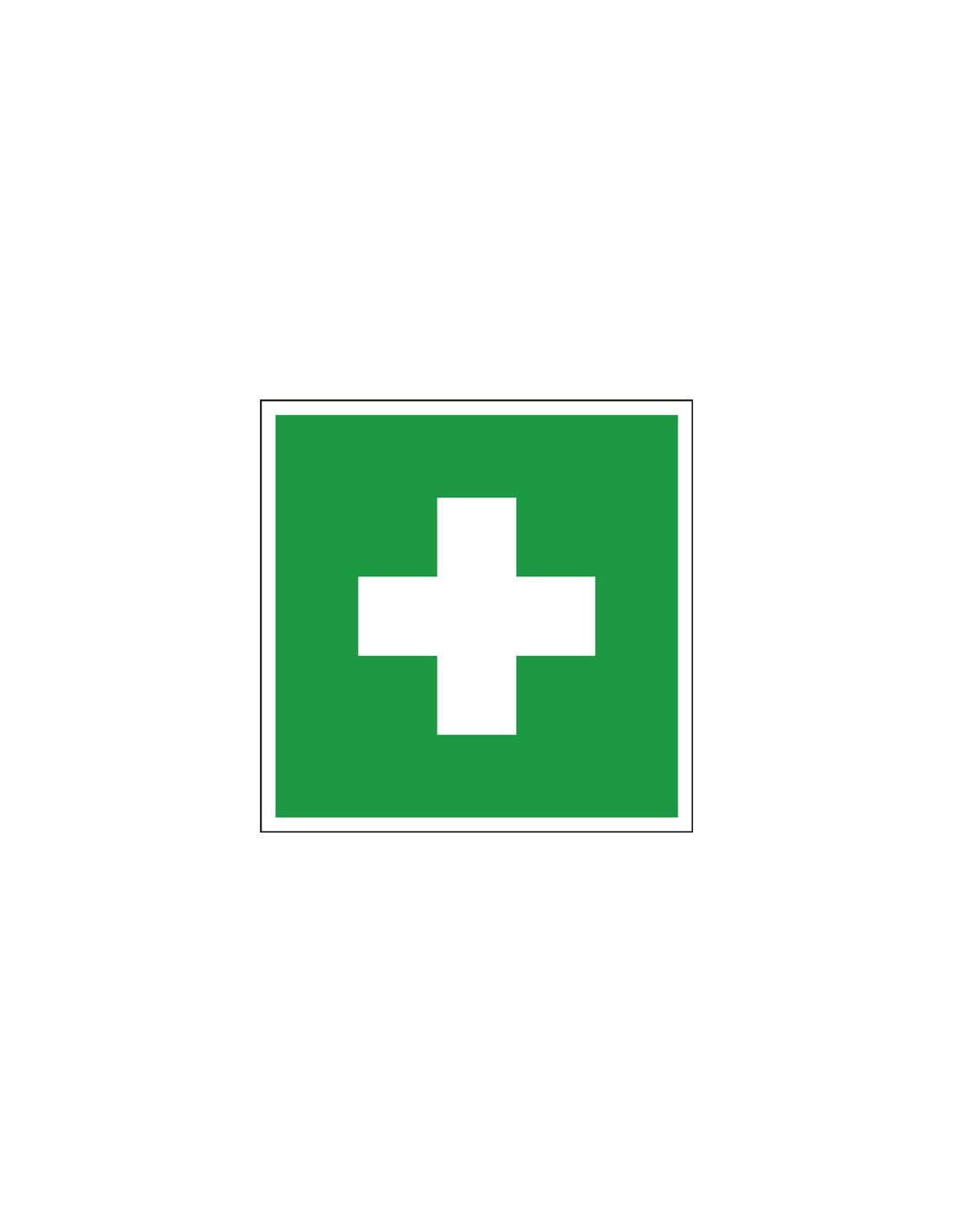 Aufkleber Erste Hilfe  10 x 10 cm