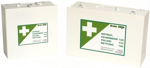 Erste Hilfe-Kasten Metall groß (ehem. Typ 2), leer