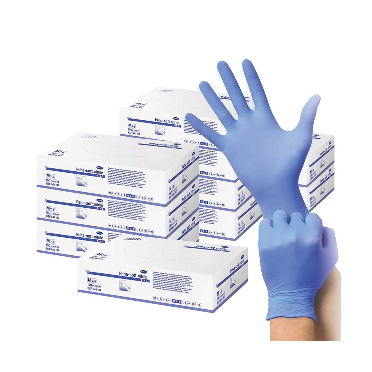 Nitril Einmalhandschuhe blau (100 Stück) ungepudert