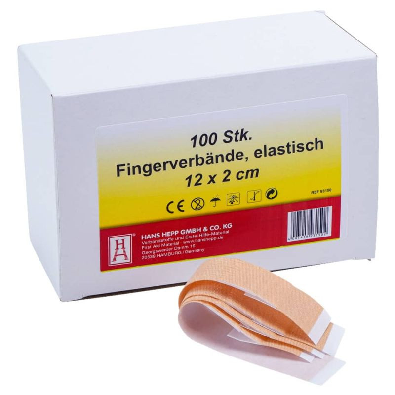 Fingerverband 12 x 2 cm elastisch (100 Stück)