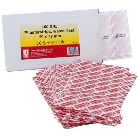 Pflasterstrips (100 Stück) wasserfest